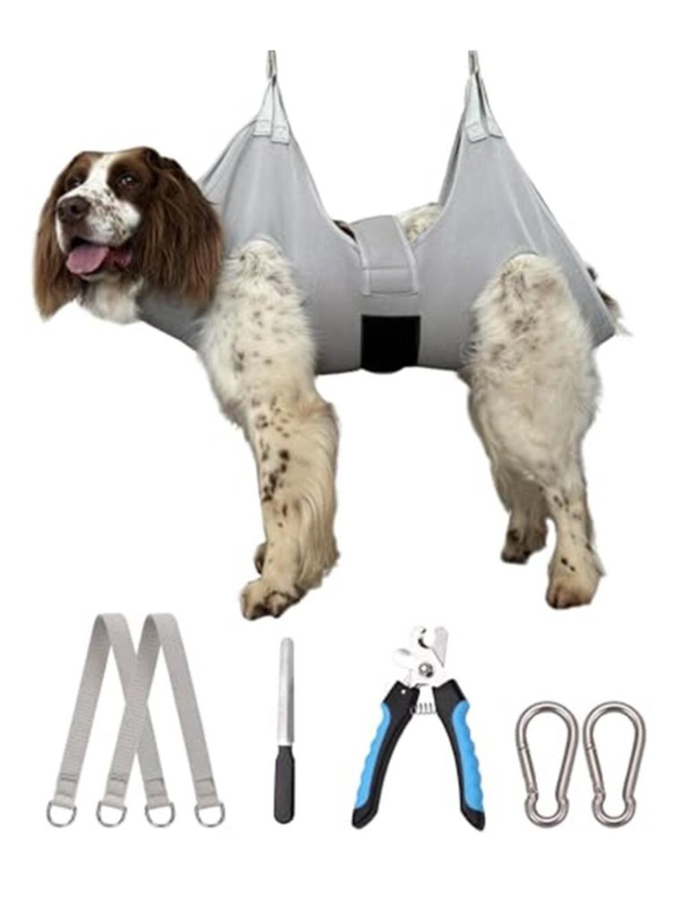 Dog Grooming Hammock Hanging Harness for Nail Trimming X-Large Dog Grooming
